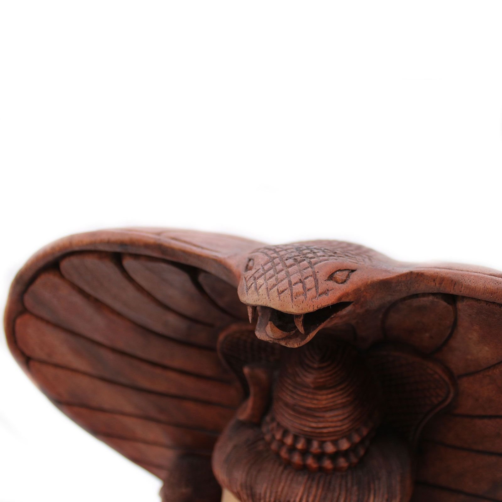 Hand Carved Buddha Statue - Shiva with Cobra - 50cm - imagine 13