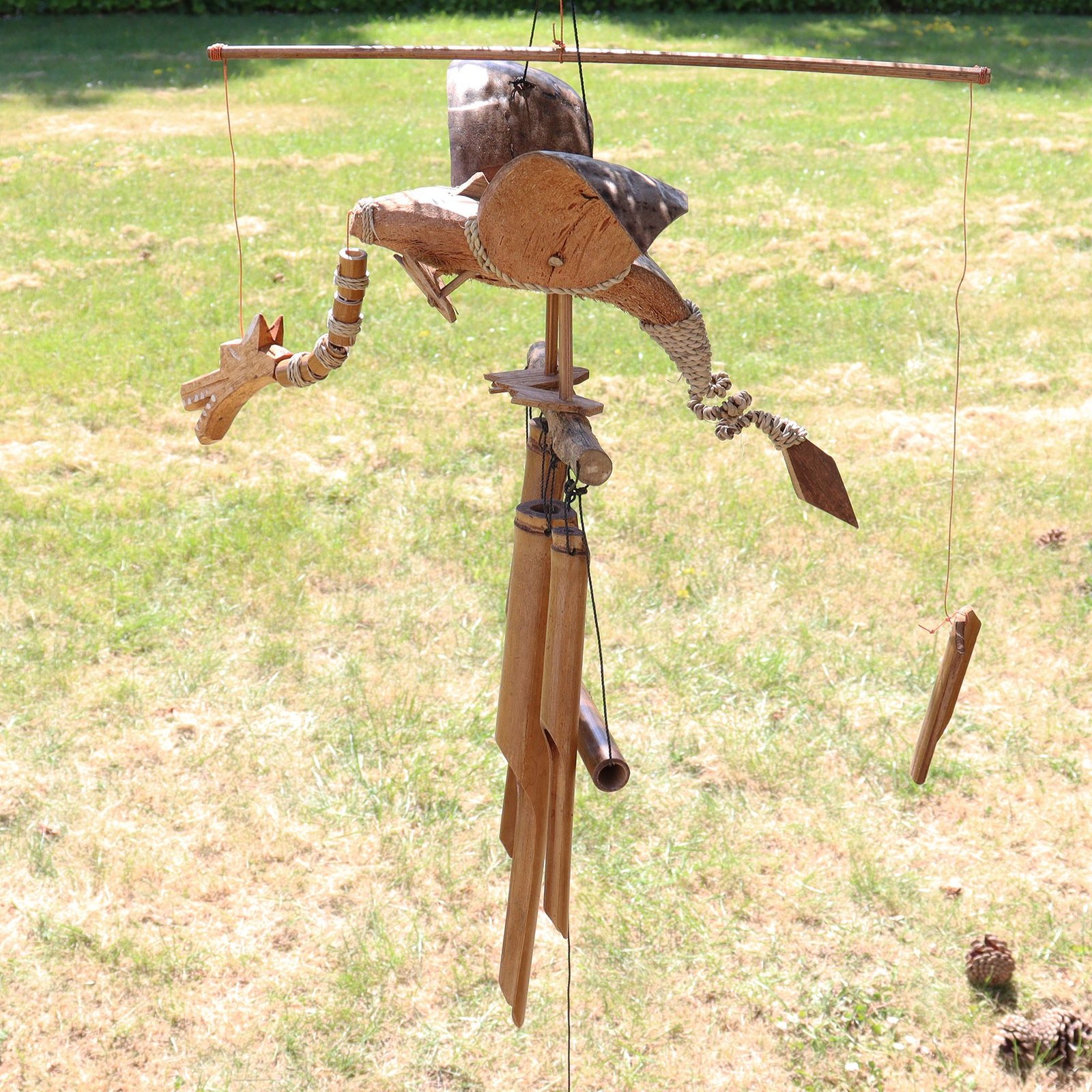 Coconut Dragon Wind Chimes - imagine 4