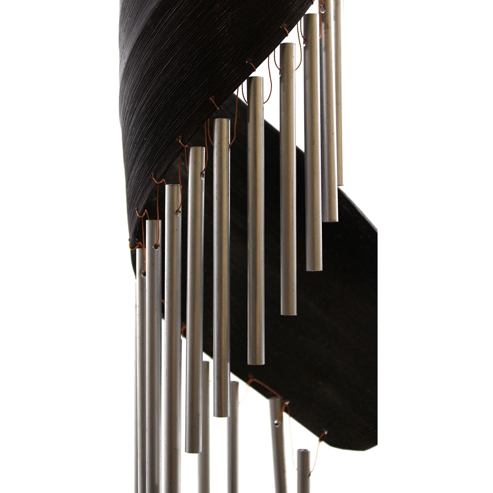 Coconut Leaf Wind Chimes - Chocolate - imagine 3