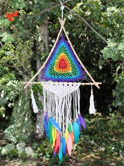 Bali Dreamcatchers - Large Multi Pyramid