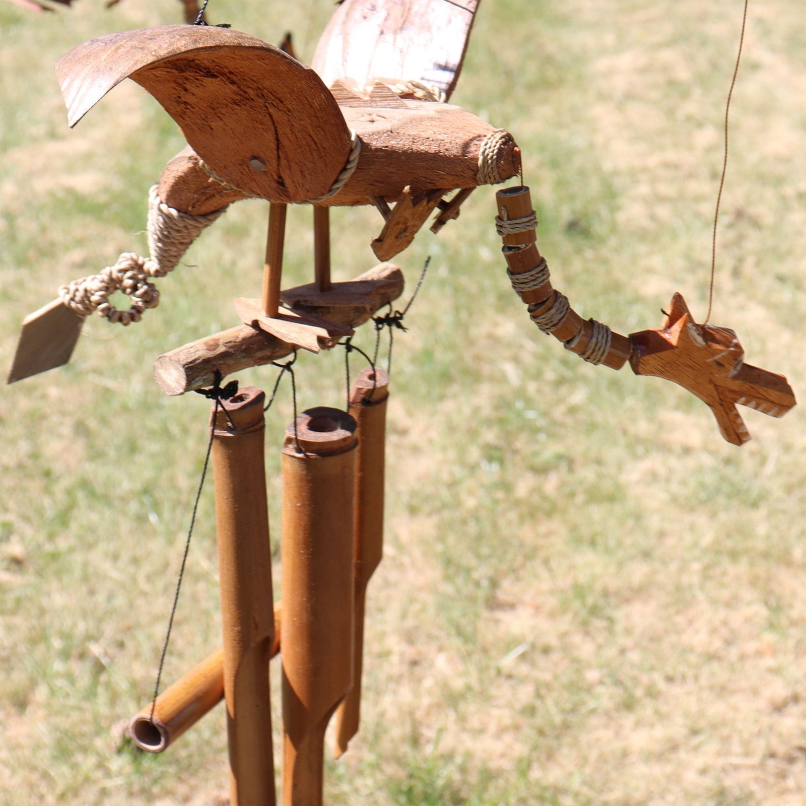 Coconut Dragon Wind Chimes - imagine 5