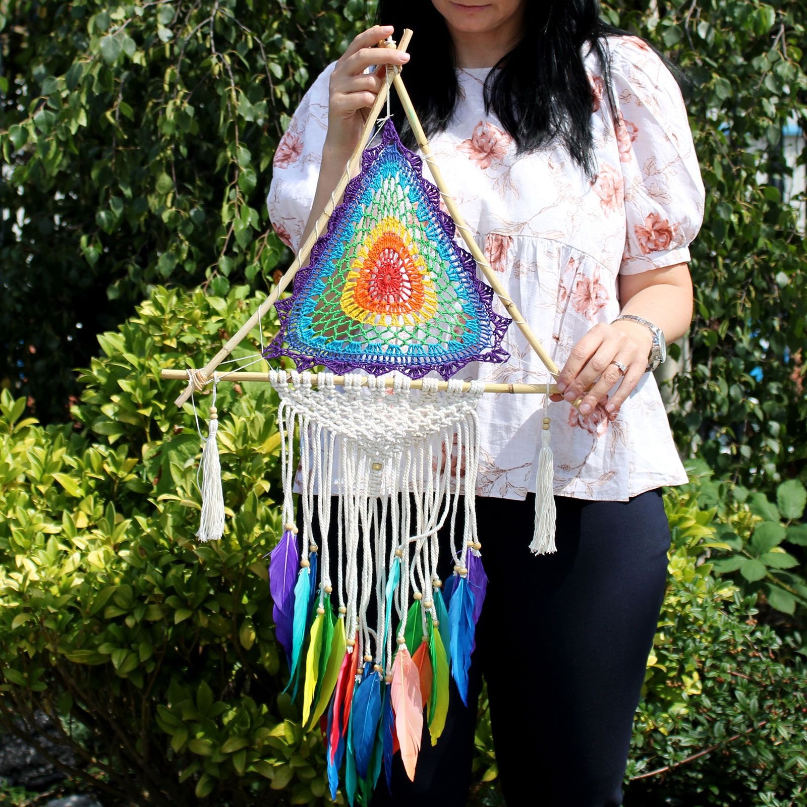 Bali Dreamcatchers - Large Multi Pyramid - imagine 6