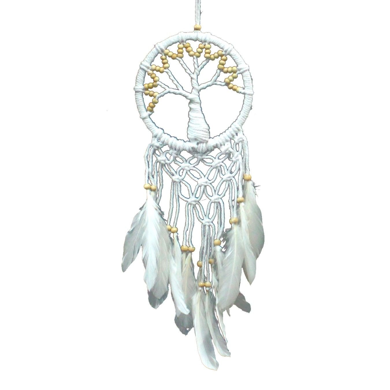 Tree of Life Dreamcatcher - Pure & Natural 16cm - imagine 2