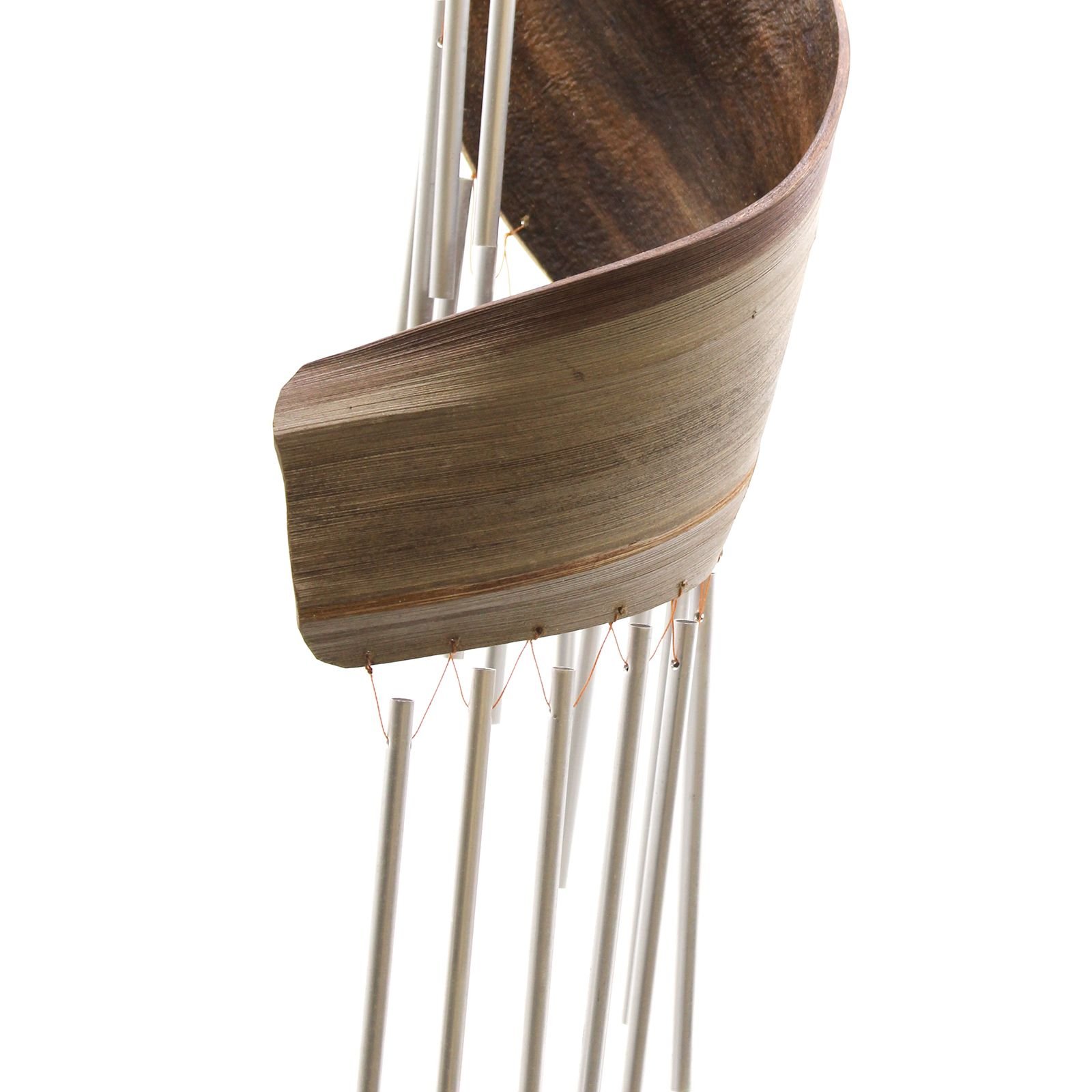 Coconut Leaf Wind Chimes - Natural - imagine 2