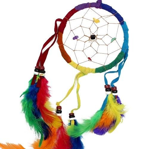 Bali Dreamcatcher - Medium Round - Rainbow - imagine 4