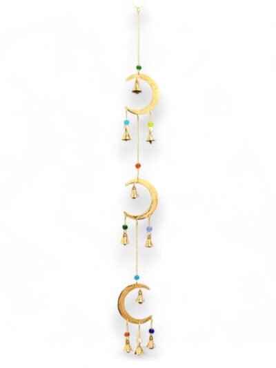 Indian Chimes - Moon Drop - 10  Bells - 6.5x63cm