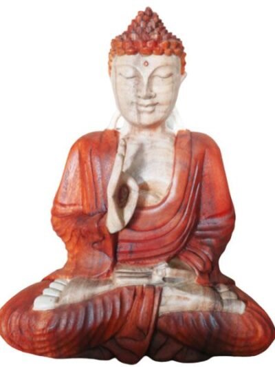Hand Carved Buddha Statue - 30cm Teaching Transmission