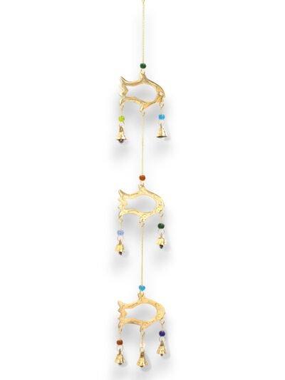 Indian Chimes - Fish Drop - 7 Bells - 8.5x54cm