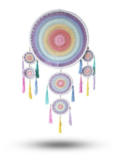 Large Dreamcatcher (55cm) - Pastel Rainbow