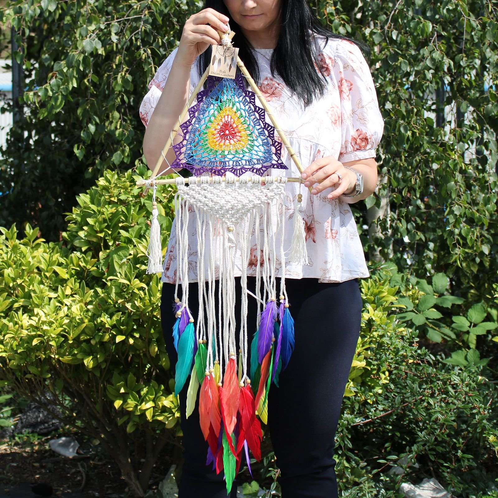 Bali Dreamcatchers - Med Multi Pyramid - imagine 2