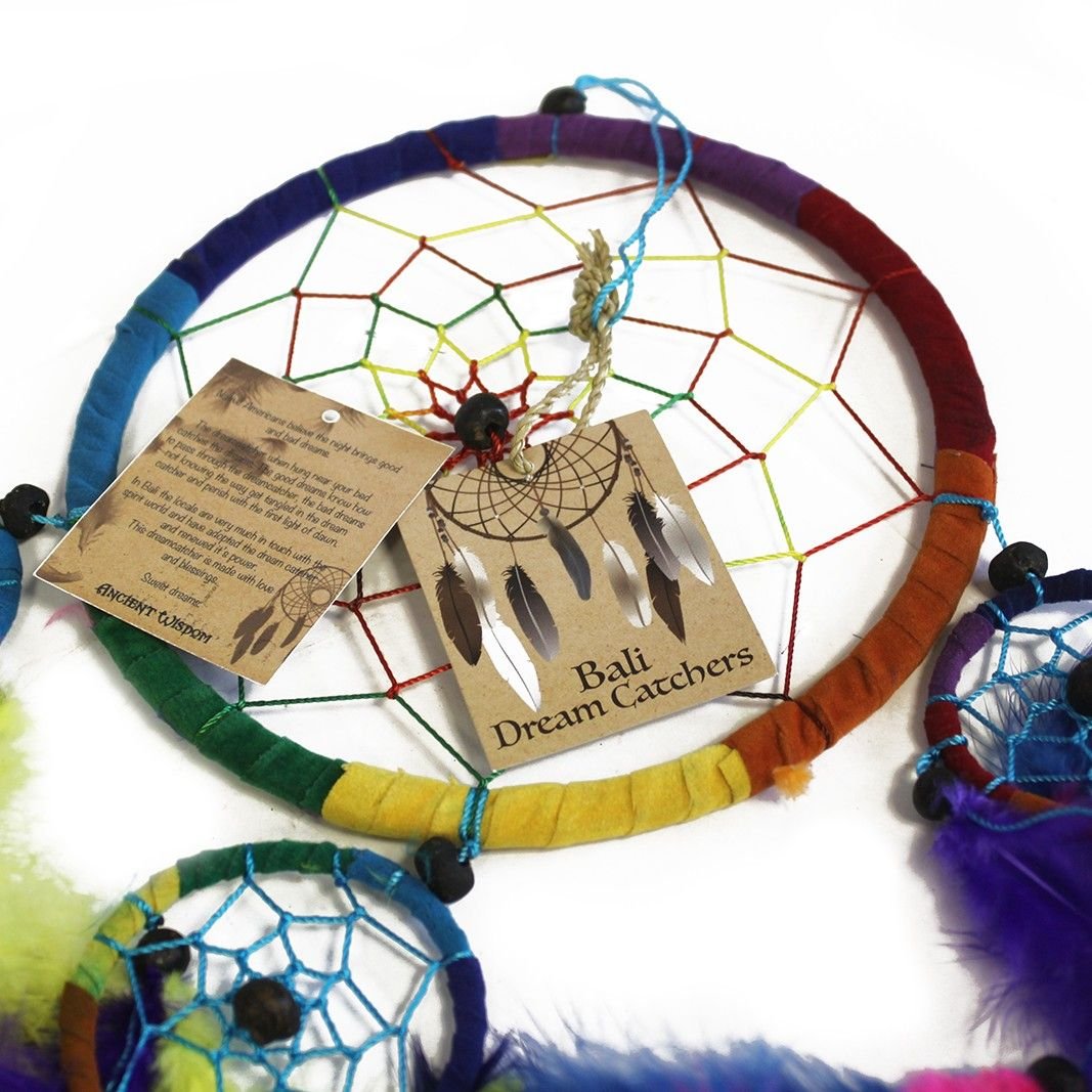 Bali Dreamcatcher - Small Heart - Rainbow - imagine 4