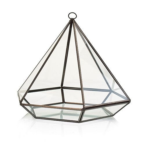 Glass Terrarium - Large Diamond - imagine 2
