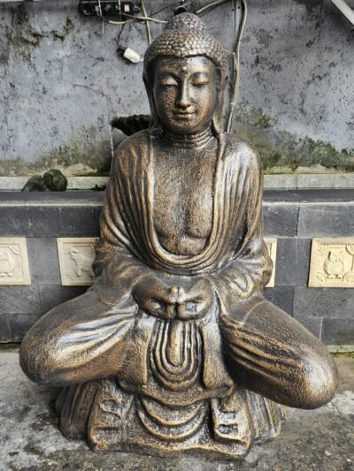 Large Antique Gold Thai Buddha - 0.96m