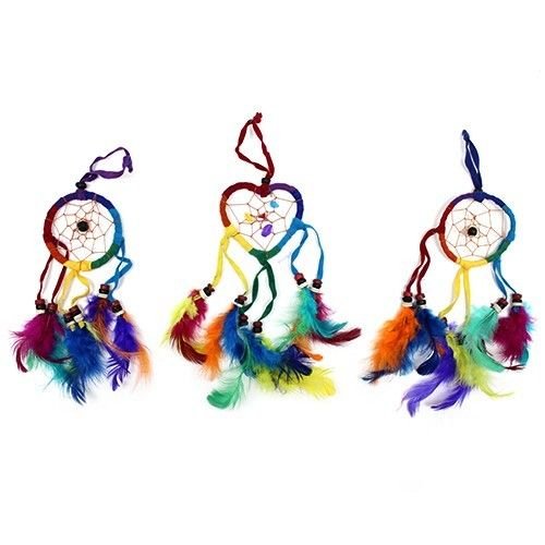 Bali Dreamcatcher - Small Heart - Rainbow - imagine 2