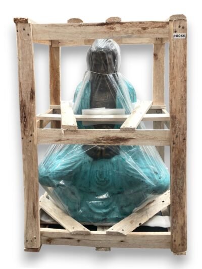 Large Turquoise & Stone Thai Buddha - 0.96m