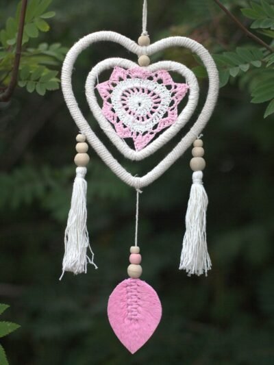 Dream Chacher - Medium Pink Heart in Heart