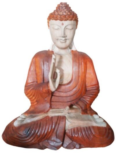 Hand Carved Buddha Statue - 60cm Teaching Transmission