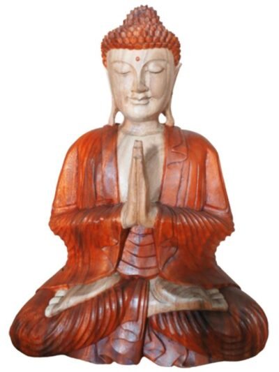 Hand Carved Buddha Statue - 60cm Welcome